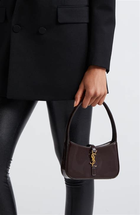 spicy chocolate ysl bag|Mini LE 5 À 7 in patent leather .